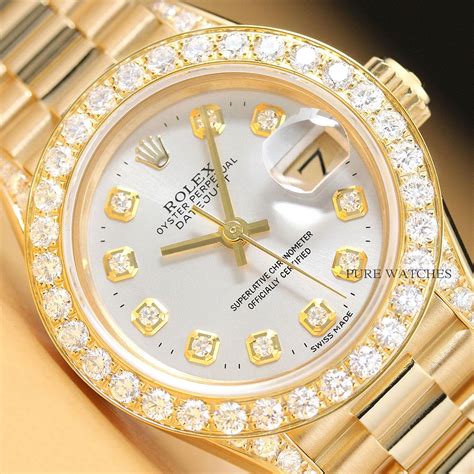 diamond rolex ladies|ladies diamond Rolex watch price.